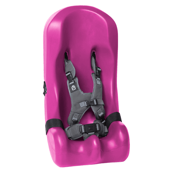 The sitter Seat comes in 5 different sizes, and varies from the age from 1 year and up to 14-15