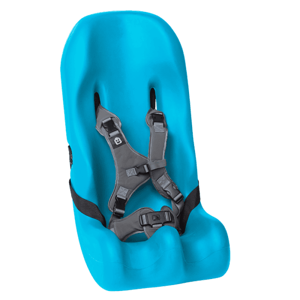 The sitter Seat comes in 5 different sizes, and varies from the age from 1 year and up to 14-15