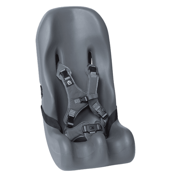 The sitter Seat comes in 5 different sizes, and varies from the age from 1 year and up to 14-15