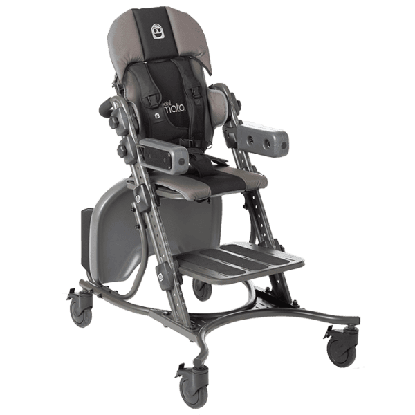The Catch up chair can be equipped with an extended head support for the best possible head/neck support