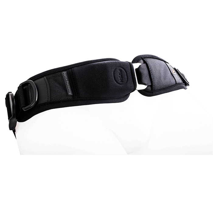 Hip 2 point harness push release sith double adjustable straps