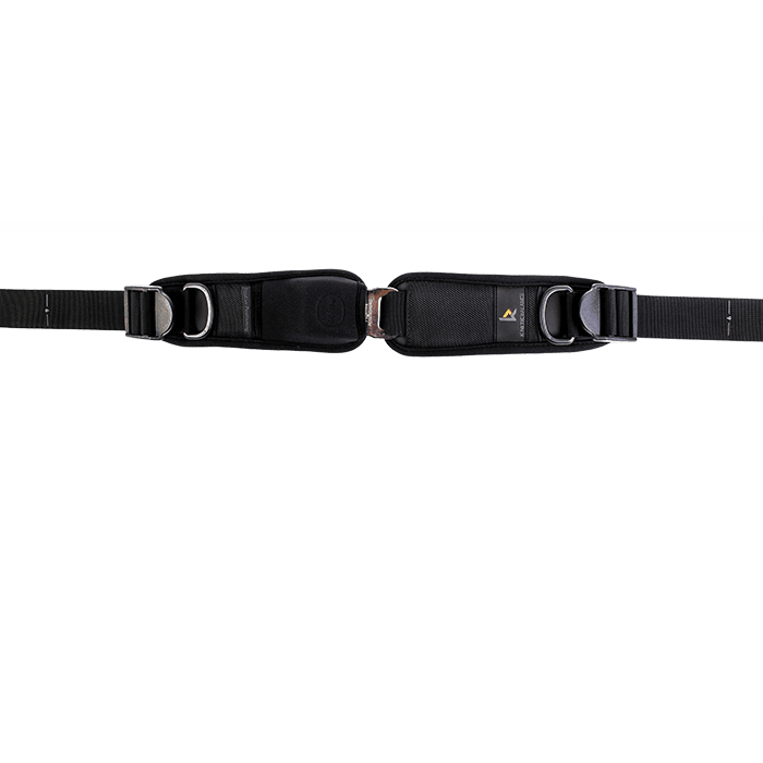 hip 2 point release with a push release and double adjustable straps