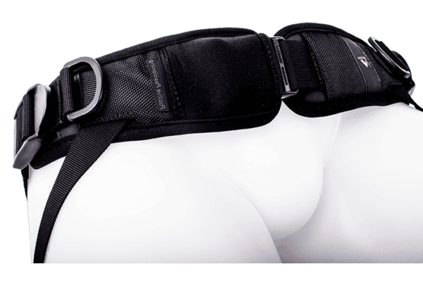 4 point hip harness side release with double adjustment straps