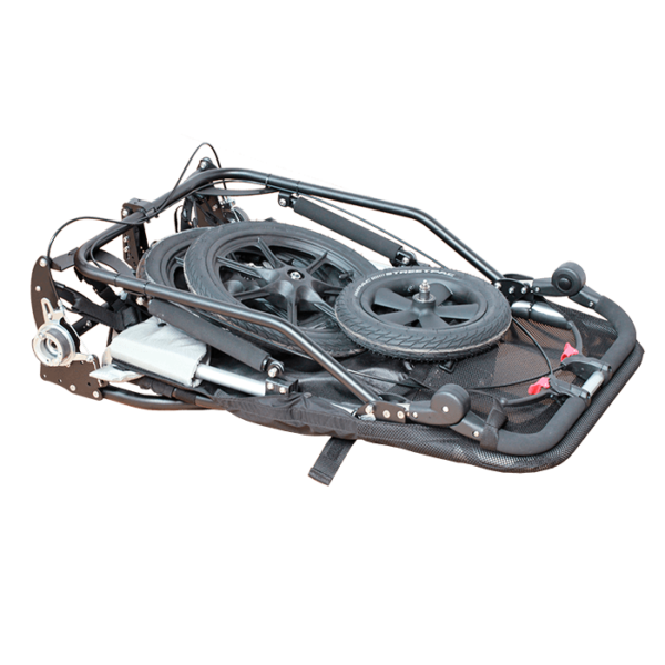 The Delta can be packed very compact, as the wheel also comes of. This is great is you need to put it into your car.