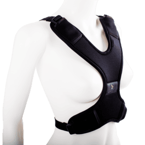 Womens chest support with x shaped for comfort and positioning
