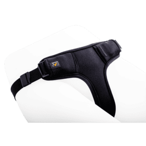 Pelvic support harness for a secure fastening of the users pelvic