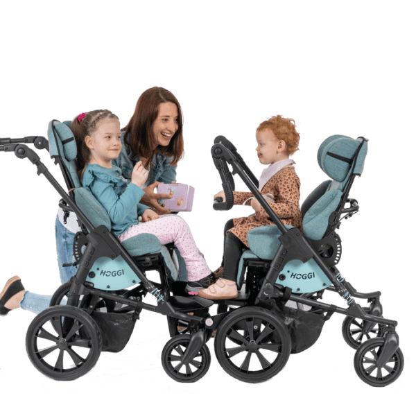 Bingo evolution makes it possible to turn the seats around so your children can play together while walking