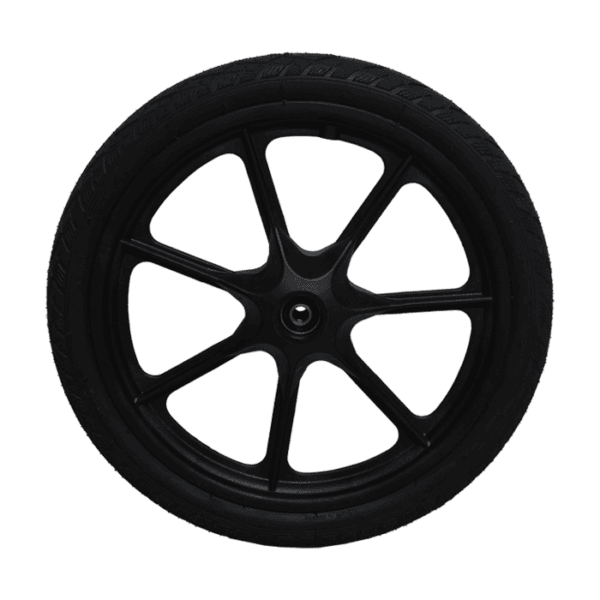 Puncture free wheel without air, made with solid rubber