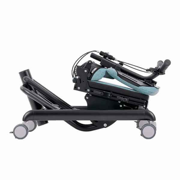 Timo therapy chair folded, easily fits in a car or small storageroom