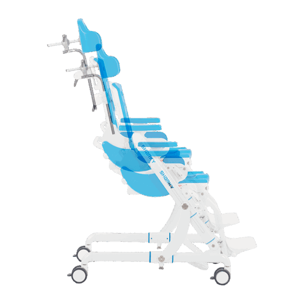 Hoggi Sharky bath and toilet chair height adjustable for easy user access
