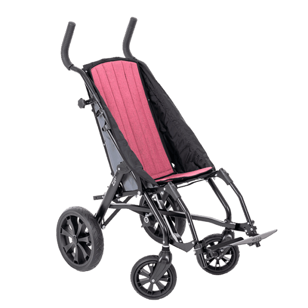 Hoggi Zip push chair with pink upholstry for more user support