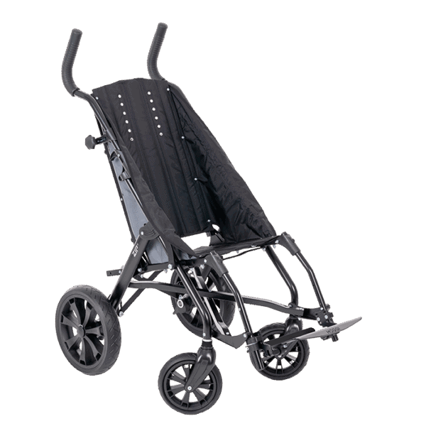 Hoggi Zip push chair angleview as a standard pushchair