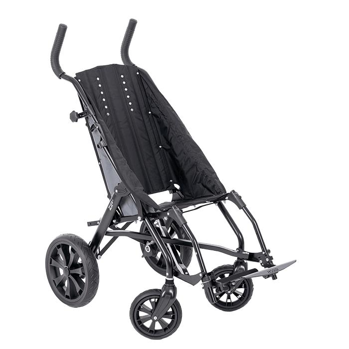 Hoggi Zip push chair angleview as a standard pushchair