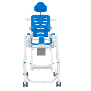 Hoggi Sharky bath and toilet chair frontview