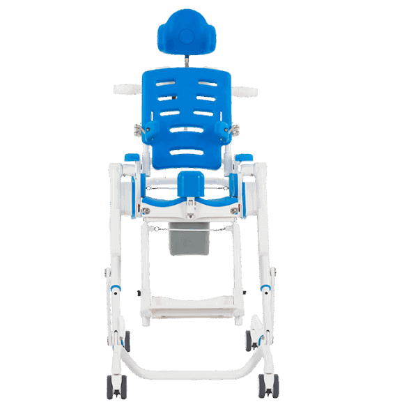 Hoggi Sharky bath and toilet chair frontview