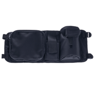 The benecykl can be fitted with a handle bag, which allows you to keep all the necessary to stuff close and a bottle of water if you are out running with your child