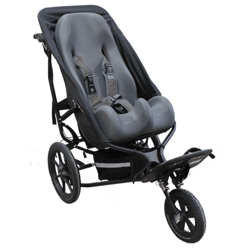the delta jogger can be fitted with a sitter canvas which makes it possible to fit a sitter seat into the push chair and bring it along outdoor