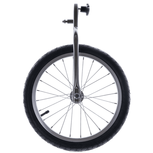 The benecykl have a large frontwheel which is great for rough terrain