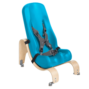 The Sitter Seat can like the floor base be mounted in differnt angels to make sure your child sits in the most comfortable position,Aqua, Blue, Terquish