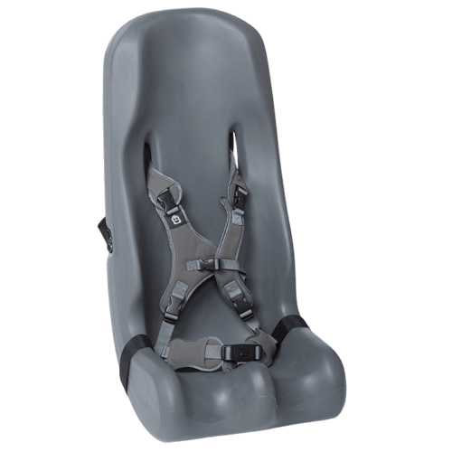 The sitter Seat comes in 5 different sizes, and varies from the age from 1 year and up to 14-15